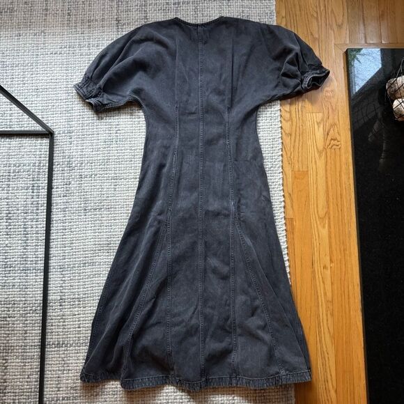 Mara Hoffman Black Denim Sophie Dress 6 - Picture 10 of 10